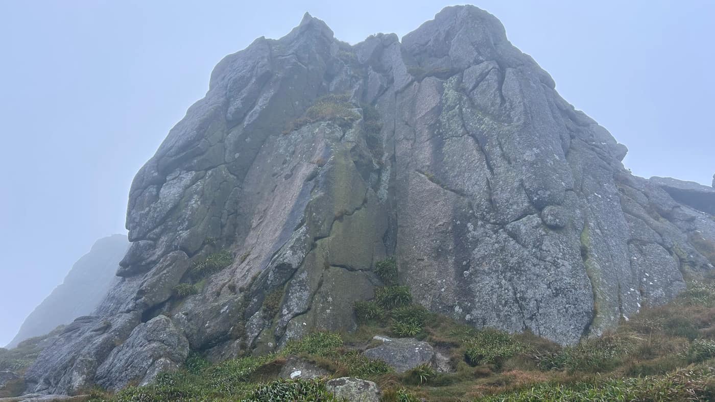 The tor closer, filling the frame