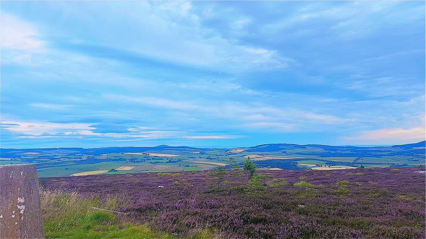 Looking back along the top from the trig